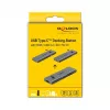 Docking stotelė DeLOCK Dual USB Type-C su HDMI USB 3.2 SD PD 3.0