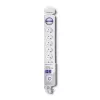 Apsauginis įtampos filtras Qoltec 50293 Baltas 8 AC lizdai 230 V