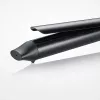 Plaukų tiesintuvas SEVERIN LS 0822 — šiltoji technologija, 250 W, 130 °C min, keraminės plokštelės, 2,8 m laidas, juoda/pilka