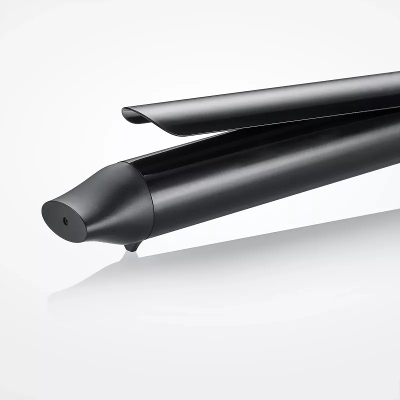 Plaukų tiesintuvas SEVERIN LS 0822 — šiltoji technologija, 250 W, 130 °C min, keraminės plokštelės, 2,8 m laidas, juoda/pilka