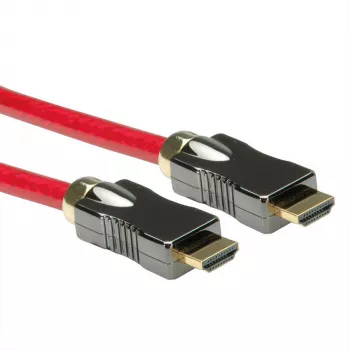 Roline - HDMI-Kabel mit Ethernet - HDMI männlich zu HDMI männlich - 1 m - Doppelisolierung