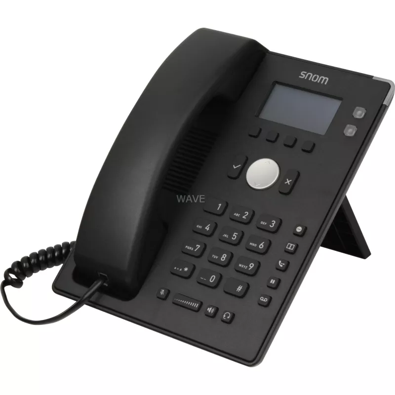 Snom D120 – VoIP telefonas su trijų krypčių skambučiais, SIP, juodas (4361)