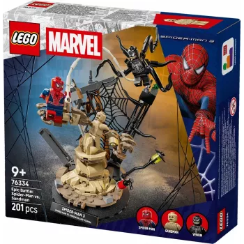 LEGO MARVEL 76334 Epinė kova: Žmogus Voras prieš Smėlio Žmogų