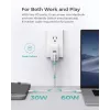AUKEY PA-B6S Baltas Omnia Mix GaN itin greitas sieninis įkroviklis