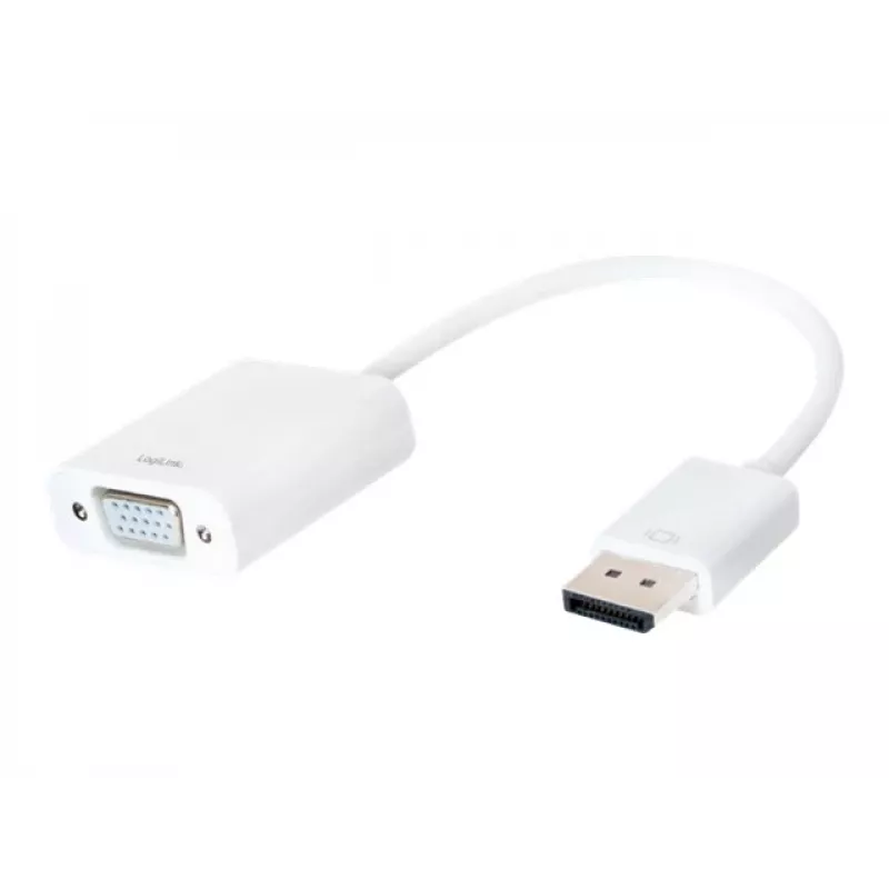 Vaizdo kabelio adapteris VGA D-Sub į DisplayPort LogiLink CV0059B