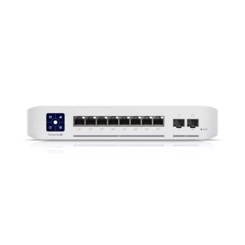 Ubiquiti UniFi Enterprise 8 PoE valdomas L3 2,5G eterneto jungiklis su PoE+ ir 10G SFP+