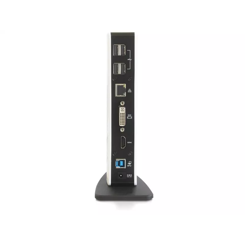Laptop Dock DeLOCK 87568 Laidinis Juodas Baltas