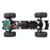 Radijo valdomas krovininis visureigis Amewi Mini‑D90 4WD 1:16 RTR, 4 ratų pavara, mastelis 1:16