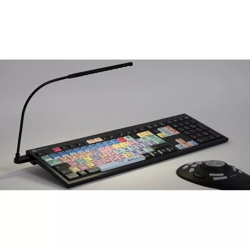 Klaviatūra Logickeyboard Adobe Premiere Pro CC QWERTZ vokiška daugiaspalvė