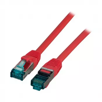 EFB-Elektronik RJ45 jungiamasis laidas Cat.6A S/FTP LSZH Raudonas 2m