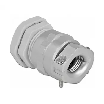 Kabelio įvadas DeLOCK 60360 pilkas metalas plastikas 1 vnt.