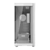 Korpusas DarkFlash DS900G baltas - mid-tower, grūdintas stiklas, be ventiliatorių