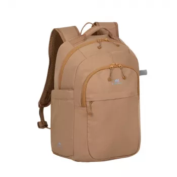 Rivacase Aviva 35.6 cm (14 inch) Kuprinė Smėlio Spalvos