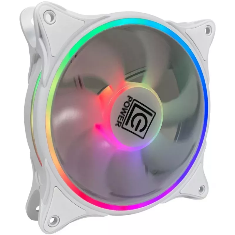 LC-Power LC-CF-120-ARGB-W 120mm ARGB korpuso ventiliatorius - Baltas