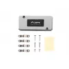 LANBERG PLC-6SL1-S jungiamoji dėžutė, Cat6 S/FTP (S-STP), sidabrinė, 82×35×23 mm