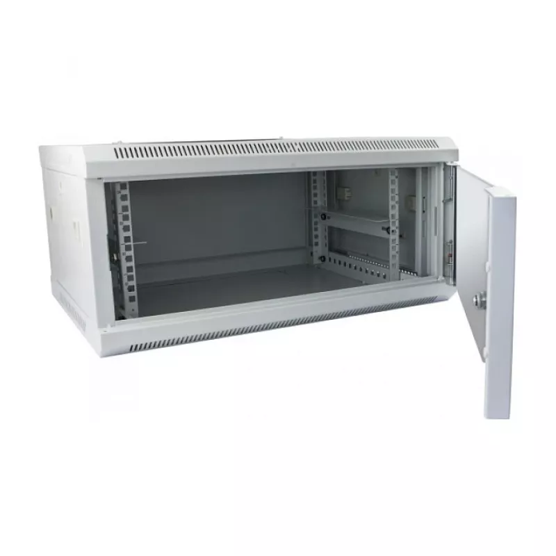 Sieninis spintos stovas ALLNET ALL-SMC6604GRAU 4U, pilkas, 50 kg talpa, raktinis užraktas