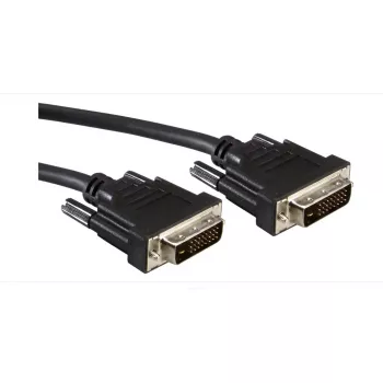 Monitorinis kabelis ROLINE DVI-D (24+1) dvigubos jungties 20 m