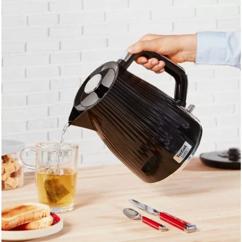 Elektrinis virdulys Tefal KO2508 1.7 L 2400 W, juodas, paslėptas kaitinimo elementas
