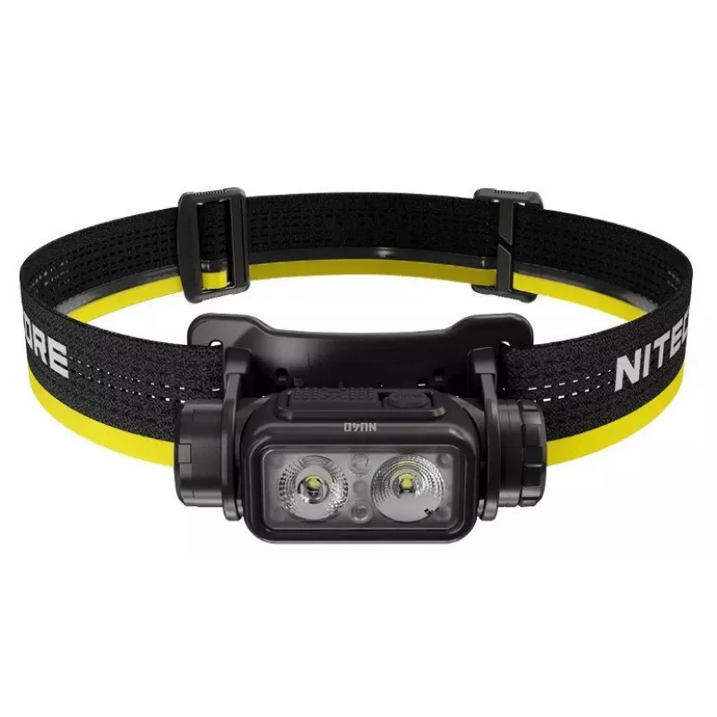 Kaktos žibintuvėlis Nitecore NU40 Black LED 2 lempos IP68