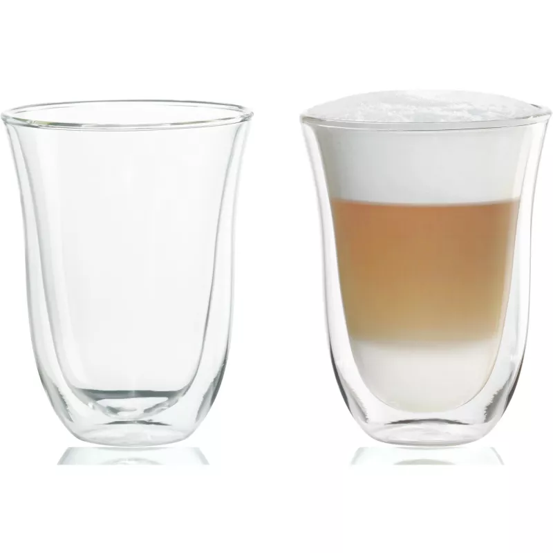 Stiklinės kavai DeLonghi De’Longhi 5513214611 permatomas stiklas 2 vnt 220 ml 117 mm