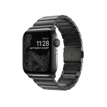 Dirželis laikrodžiui Nomad Stainless Steel Graphite Black V2 42/44/45/49mm