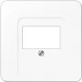 JUNG CD 569 T WW dangtelis TAE telekomunikacijų lizdams, Alpine White
