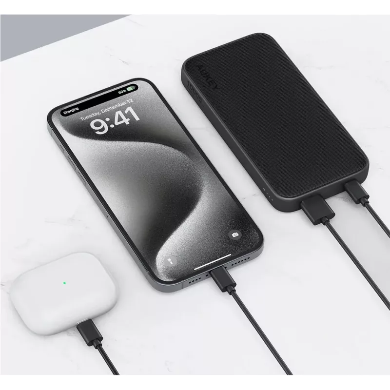 Nešiojamas įkroviklis PowerBank Aukey PB-Y46P 10000mAh