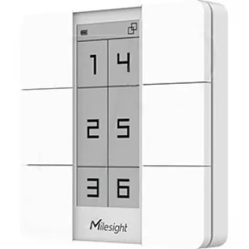 Belaidis išmanusis sceninis mygtukas Milesight WS136-868M LoRaWAN IP67, 868 MHz