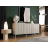 Komoda Cama Meble ISLA 1505x400x750 mm, kašmyro matinis, medžio drožlių plokštė