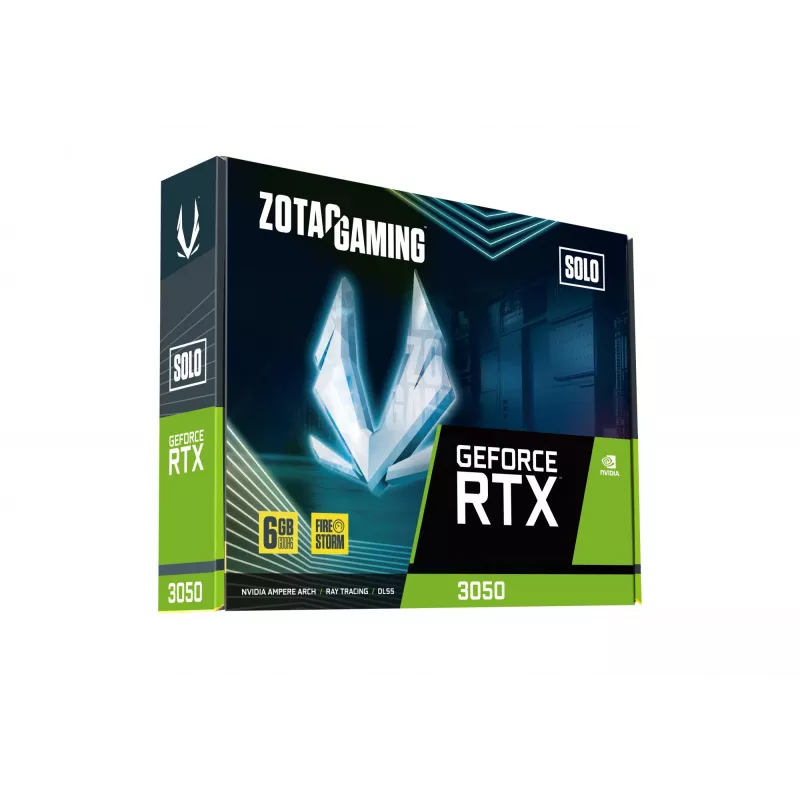 Vaizdo plokštė NVIDIA GeForce RTX 3050 6 GB GDDR6 ZOTAC GAMING Solo