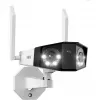 Reolink Duo Series W730 - 4K lauko Wi-Fi kamera, dvigubas objektyvas, 180° panoraminis vaizdas, asmens/transporto priemonės/gyvūno aptikimas