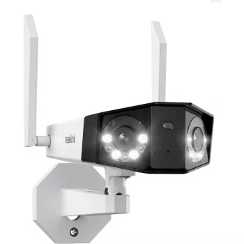 Reolink Duo Series W730 - 4K lauko Wi-Fi kamera, dvigubas objektyvas, 180° panoraminis vaizdas, asmens/transporto priemonės/gyvūno aptikimas