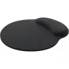 Memory foam pelėdos kilimėlis Speedlink VELLU su riešo atrama, 230×254 mm, juodas