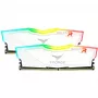 16 GB DDR4-3200 (2x 8 GB) Dual-Kit, Atminties rinkinys Baltas, TF4D416G3200HC16FDC01, Delta RGB, INTEL XMP