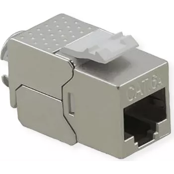 VALUE Cat.6A (Class EA) Keystone, RJ-45, ekranuotas, beįrankis, SuperSLIM (26.99.0376)