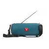 Nešiojamas stereofoninis garsiakalbis GEMBIRD SPK-BT-17-G — Bluetooth 5.1, 5 W RMS, 1200 mAh, MicroSD, FM, AUX