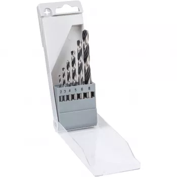 Bosch HSS Gręžtuvų Antgalis PointTeQ Rinkiniai, Grąžtas, Sukamasis gręžtuvas, 8 mm, 117 mm, Metalui, 7.5 cm