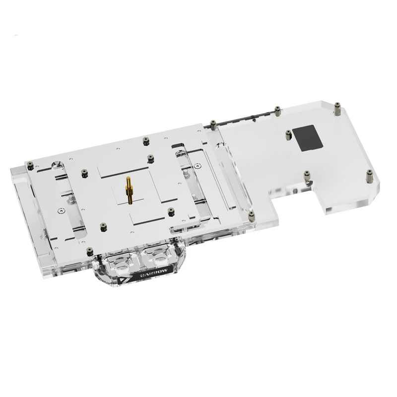 Vandens blokas GPU Barrow LRC2.0 pilnas dengimas ASUS STRIX 3070 akrilinis