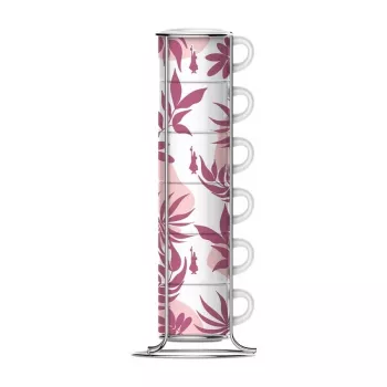 Espresso puodelis BIALETTI SS2024001 0,09 L porcelianas Rose White, vienas vnt., su dovanų dėžute