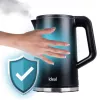 IDEAL virdulys 1,7 l, plieninis korpusas, 1500 W, juodas