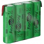 Goobay 4x AA (Mignon) - 2100 mAh, Žalia - Litavimo Auselė (Z), Nikelio-Metalo Hidrido Akumuliatorius (NiMH), 4,8 V (55580)