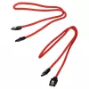 Corsair CC-8900254 Premium Sleeved SATA kabelis, SATA (M) ir SATA (M), 60 cm, raudonas, 2 vnt. rinkinys