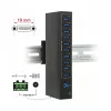 USB mazgas DeLOCK 63919, 10 prievadų, USB 3.2 Gen 1, metalinis korpusas
