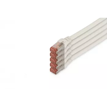Tinklo kabelis Digitus CAT 6 S/FTP RJ-45 10m Baltas