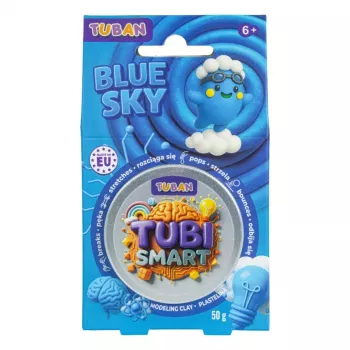 Minkštas modelinas molis TUBAN Tubi Smart – Mėlyna Dangaus, 50 g