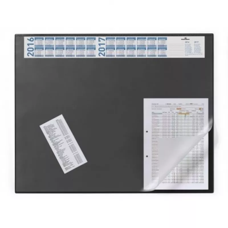 Durable 7204-01 stalo kilimėlis juodas 650x520 mm