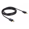 DisplayPort kabelis DeLOCK 82424 3m Kištukas-Kištukas Auksuotas Juodas