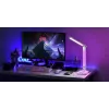 Stalinė lempa Hawk HW-LAMP04 White LED reguliuojama, balta, reguliuojama galvutė ir rankena