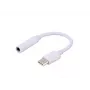 SAVIO USB Type 3.1 C (M) – Jack 3.5mm (F) garso adapteris baltas AK-35