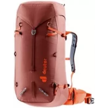 Kuprinė DEUTER Guide 44+8 redwood-papaya – ekspedicinė kuprinė 44+8 l talpos